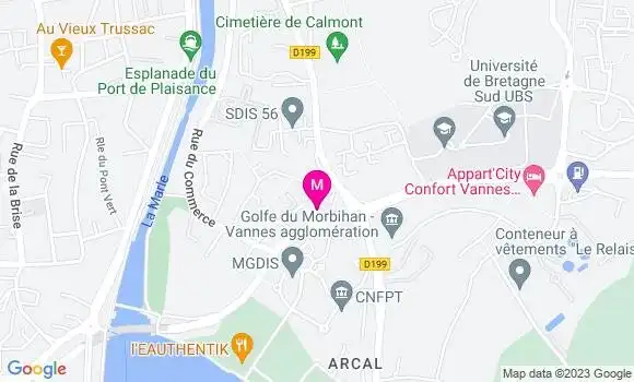 Localisation Mtre Chabran Xavier