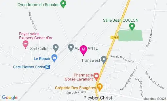 Localisation Mtre Gautreau Nicolas