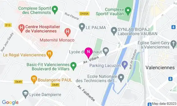Localisation Mtre Philippart François