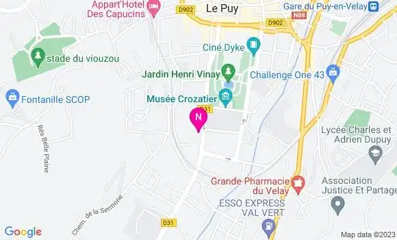 Localisation Mtre Barre Caroline