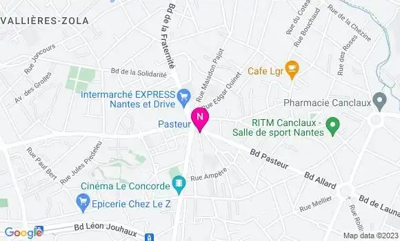 Localisation Mtre Le Seac