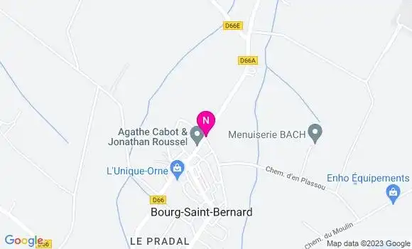 Localisation Mtre Roussel Jonathan