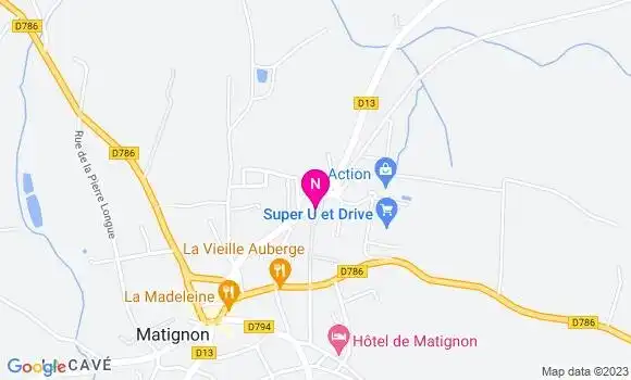 Localisation Mtre Hatton Virginie