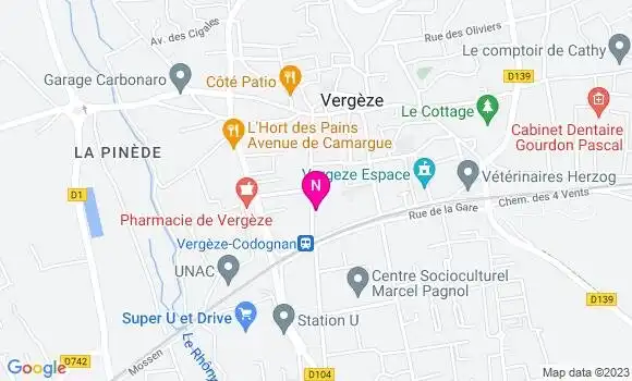 Localisation Mtre Cabrol Vanessa
