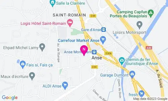 Localisation Mtre Schmidt Yvain