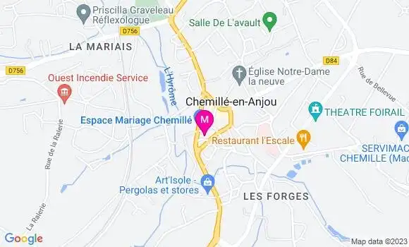 Localisation Mtre Albert Francesca