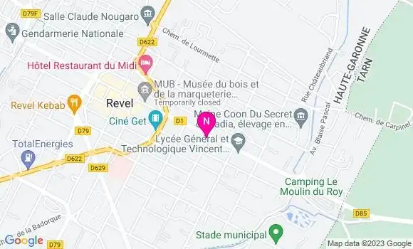 Localisation Mtre Touzet Nevena