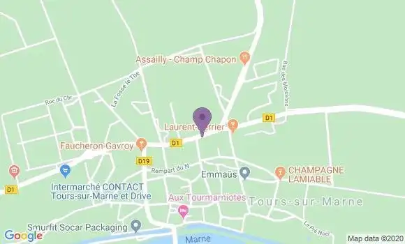 Localisation Mtre Potisek Benard Sophie