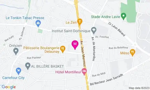 Localisation Mtre Vergez Amandine