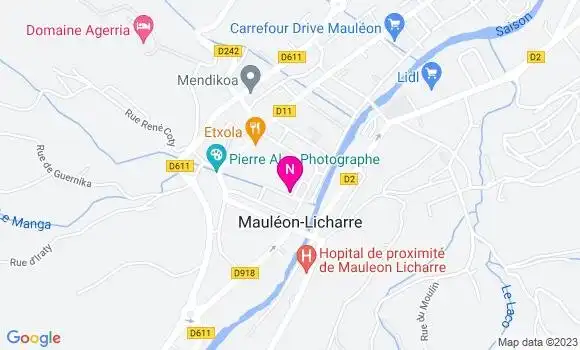 Localisation Mtre Etchebarne Cécile