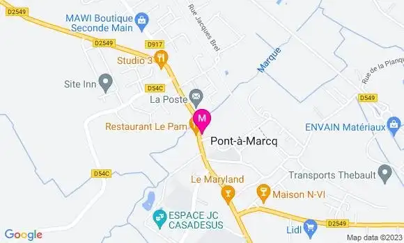 Localisation Mtre Bernard Antoine