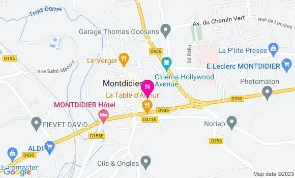 Localisation Mtre Levasseur Julie