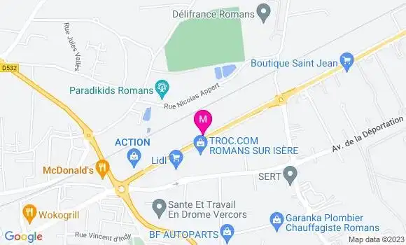 Localisation Mtre Gilles Nicolas