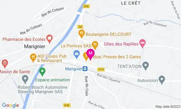 Localisation Mtre Morand Perrine