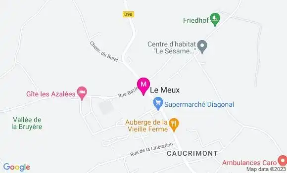 Localisation Mtre Merlin Virginie