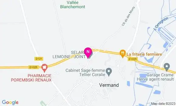Localisation Mtre De Meersman Charles Henri