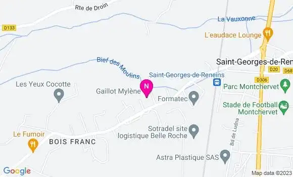 Localisation Mtre Teston François
