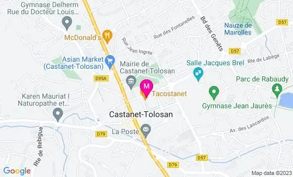 Localisation Mtre Lacan Carlène