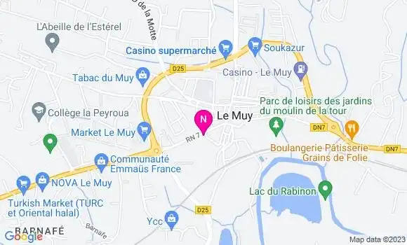 Localisation Mtre Borlido Lucie