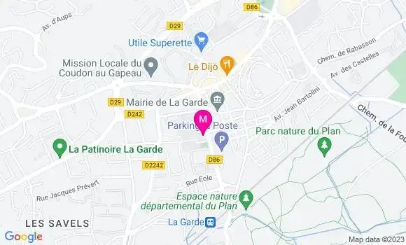 Localisation Mtre Philip Marc