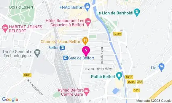 Localisation Mtre Cardot Charline