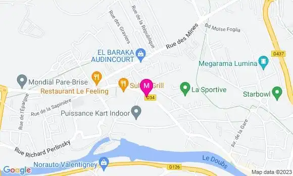 Localisation Mtre Halm Gaëtan