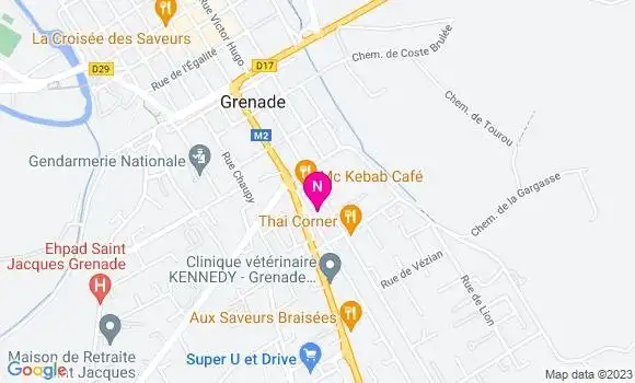 Localisation Mtre Ochudlo Lamouroux Aurore