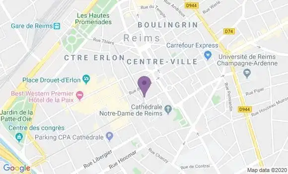 Localisation Mtre Lescout Franck