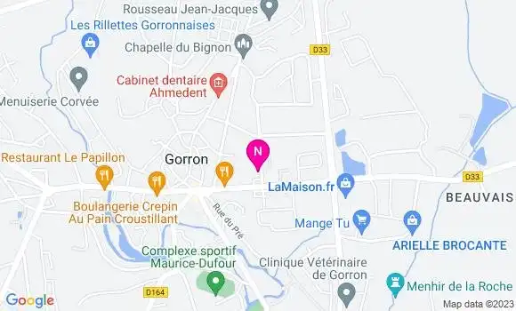 Localisation Mtre Blin Elise