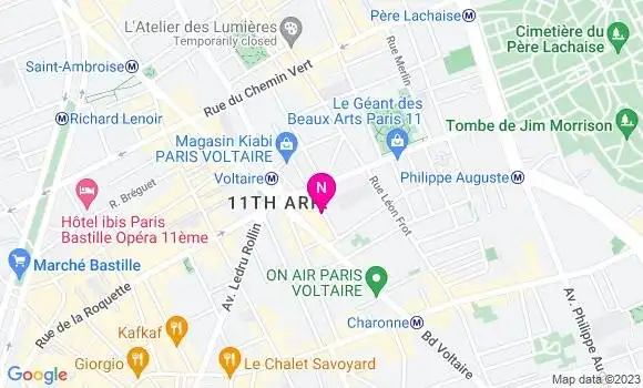 Localisation Mtre Azzola Julien