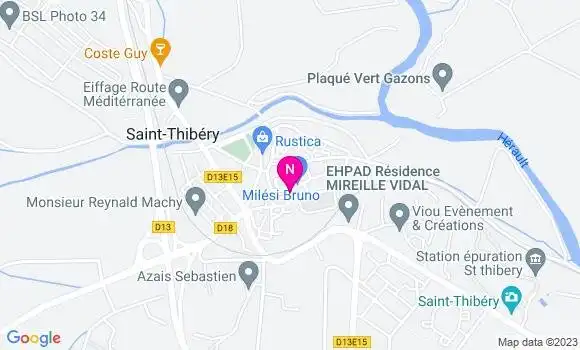 Localisation Mtre Lienard Julie