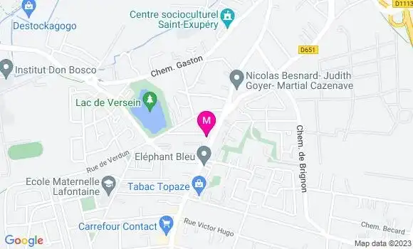 Localisation Mtre Lemaitre Julie