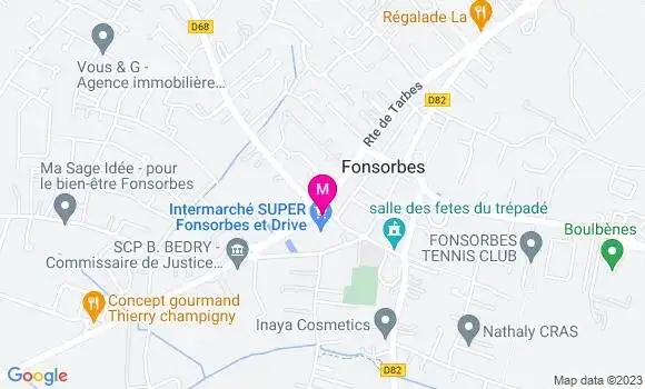 Localisation Mtre Allen Sara