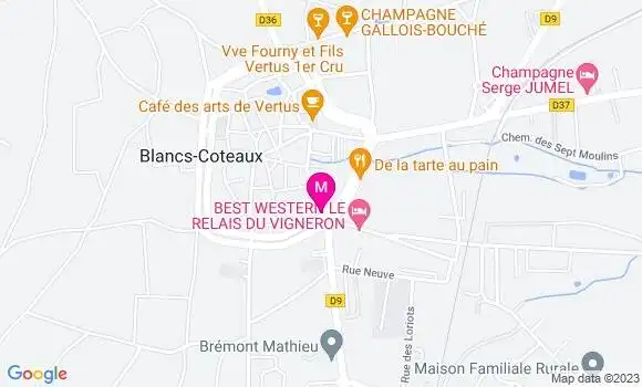 Localisation Mtre Regnauld Vincent