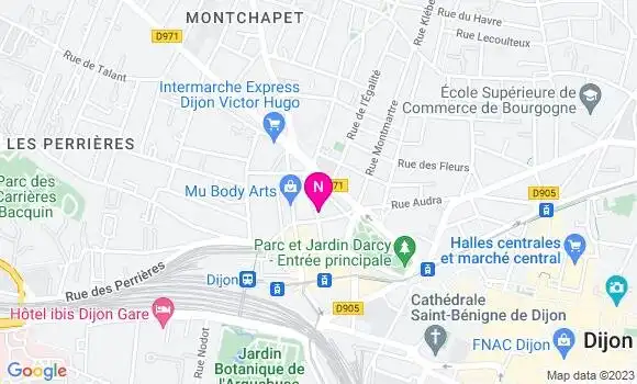 Localisation Mtre Bergeret Claire