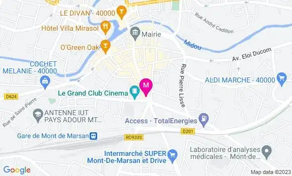 Localisation Mtre Coustere Mélanie