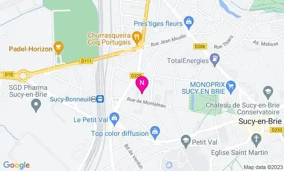 Localisation Mtre Hurtado Magalie