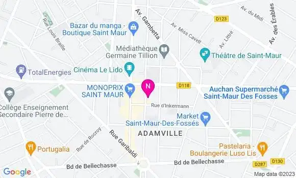 Localisation Mtre Loudes Florence