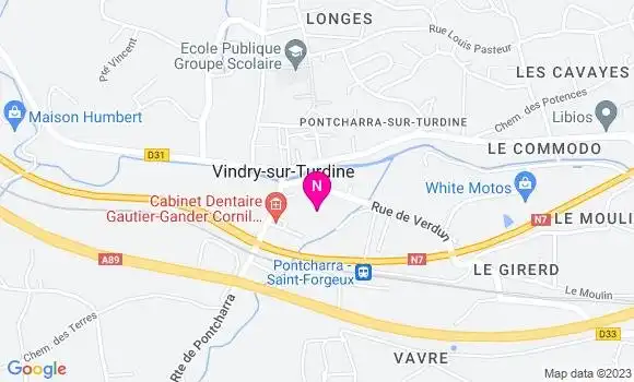 Localisation Mtre Dutraive Cécile