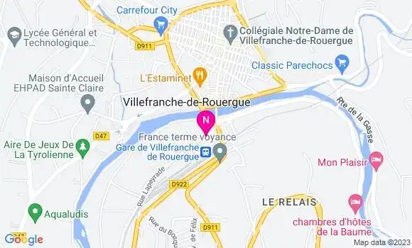 Localisation Mtre Sanier Jean François
