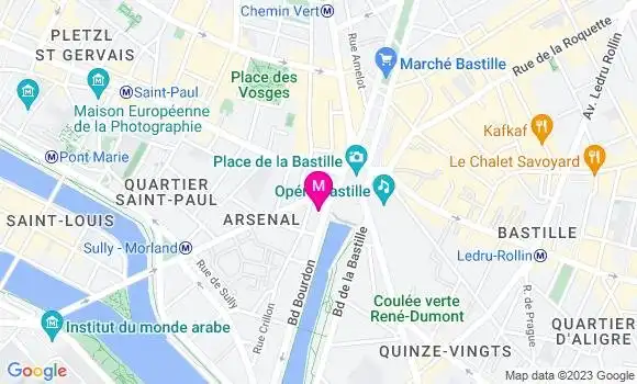 Localisation Mtre Bidel Charles
