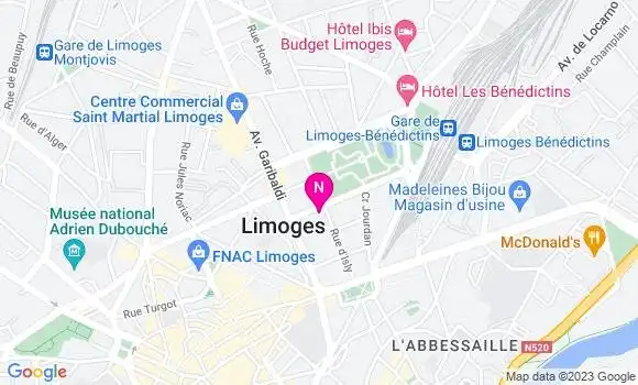 Localisation Mtre Vincent Clémence