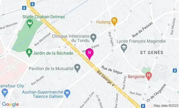 Localisation Mtre Jacquetin Margaux