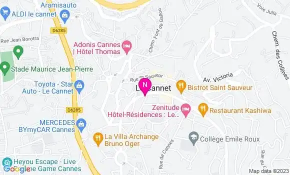 Localisation Mtre Sarica Catherine