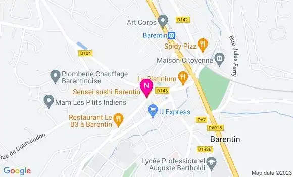 Localisation Mtre Ferraton Béatrice