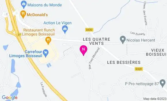 Localisation Mtre Denis Jordane