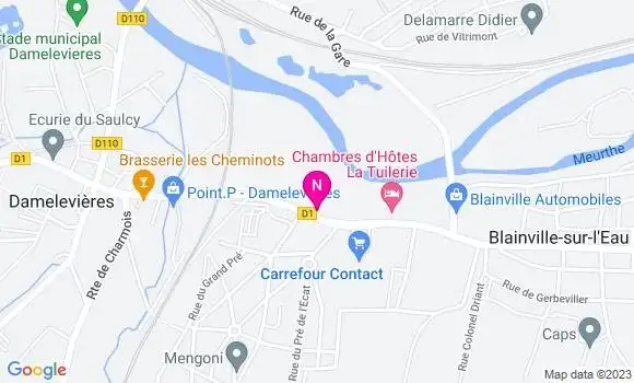 Localisation Mtre Cassiaux Richard