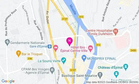 Localisation Mtre Borvon Caroline