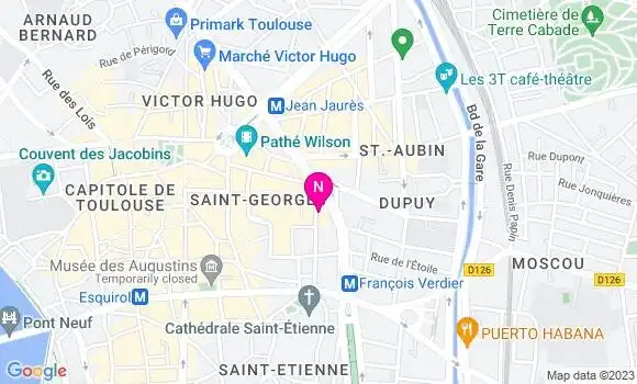 Localisation Mtre Chesnelong Bertrand