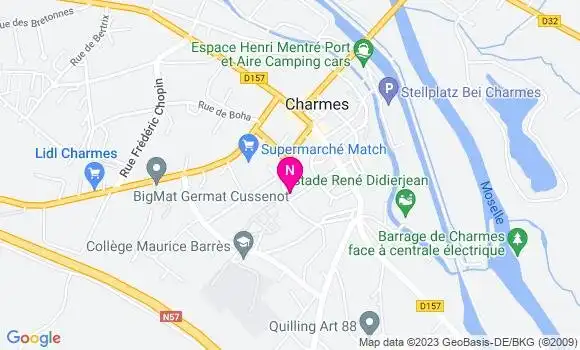 Localisation Mtre Granger Charline